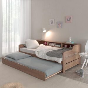 Daybed with Trundle and Bookcase